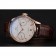 Swiss IWC Portuguese White Dial Gold Numerals Gold Case Brown Leather Bracelet 1453916