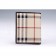 Burberry Haymarket Check Folding 6 Cards Wallet Black