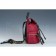 Burberry Medium Backpack Dark Red Nylon Black Leather Trim 18927045