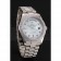 Swiss Rolex Day-Date Ice Blue Dial Diamond Case Diamond Numerals Stainless Steel Bracelet 1453963