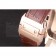 Swiss Cartier Santos Rose Gold Bezel with Diamonds and Brown Leather Strap sct46  621530