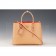 Prada Saffiano Double Tote Light Brown