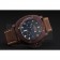 Panerai Luminor Submersible Black Dial Brown Case Brown Leather Strap