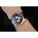 Breitling Transocean Black Dial Black Leather Strap Rose Gold Bezel 98203