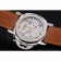 Panerai Radiomir Brushed Stainless Steel Case Black Dial Brown Leather Strap
