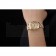 Rolex DateJust Ribbed Pattern Gold Bezel Gold Dial