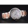 Swiss Cartier Ballon Bleu 42mm Silver Dial Stainless Steel Case Two Tone Rose Gold Bracelet  622875