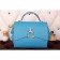 Hermes Stirrup Shoulder Bag Blue 608090