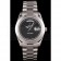 Swiss Rolex Daydate Stainless Steel Bracelet Black Dial 80294