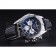 Breitling Chronomat 44 Black Dial with White Subdials Black Leather Bracelet  622511