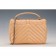 Saint Laurent College Matelasse Medium Bag Beige