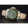 Swiss Rolex Submariner Green Dial And Bezel Two Tone Steel Gold Bracelet