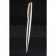 Christian Dior Gold Rimmed Fully Monogramed Silver Ballpoint Pen  622738