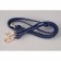 Prada Saffiano Small Leather Blue Bag