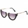 Miu Miu Rounded Cut Off Cat-Eye Black Sunglasses 308040
