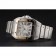 Swiss Cartier Santos De Cartier Galbee Yellow Gold and Steel Case Steel Bracelet   622643