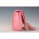 Saint Laurent Medium Fringed Suede Leather Satchel Pink