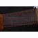 Patek Philippe Grand Complications Day Date Tourbillon Black Dial Numerals Stainless Steel Case Brown Suede Leather Strap 1453816