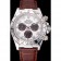 Rolex Daytona Stainless Steel Case White Dial Brown Leather Strap
