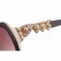 Cartier Wild Panthere Diamond Square Gold Sunglasses 307784
