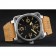 Bell and Ross BR 01-92 Black Dial Silver Case Gold Numerals Brown Leather Strap