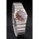 Omega Swiss Constellation Jewelry Rose Gold Case Radial Emblem Brown Dial  98116