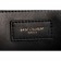 Saint Laurent Medium Monogram Satchel Black