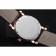 Cartier Rotonde White Dial Gold Case Brown Leather Bracelet 1454221