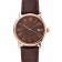 Cartier Ronde Solo Brown Dial Rose Gold Case Brown Leather Strap