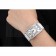 Franck Muller Long Island Classic White Dial Diamonds Case White Leather Band  622368