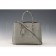 Prada Saffiano Double Tote Grey