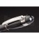 MontBlanc Silver Trimmed Thick Rounded Black Enamel Ballpoint Pen With MB Engraved Cap