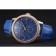 Vacheron Constantin Patrimony Power Reserve Blue Dial Gold Diamond Case Blue Leather Bracelet  1454270