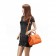Hermes Stirrup Shoulder Bag Orange   608098