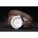 Hermes Classic MOP Dial Brown Elongated Leather Strap