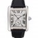 Cartier Tank MC White Dial Stainless Steel Case Black Leather Strap  622576