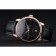Patek Philippe Swiss Calatrava Ribbed Bezel Black Dial Black Leather Strap 7651