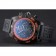 Swiss Breitling Chronomat 44 Raven Black And Orange Dial Black Case Black Rubber Strap