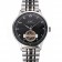 IWC Portugieser Tourbillon Black Dial Stainless Steel Case Two Tone Black Steel Bracelet