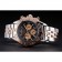 Breitling Chronomat Black Dial Rose Gold Bezel And Subdials Stainless Steel Case Two Tone Bracelet