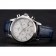 Omega Chronograph White Dial Stainless Steel Case Blue Leather Strap