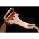 Cartier Tank Anglaise White Tiger Dial Gold Case Orange Leather Bracelet