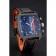 Tag Heuer Monaco Calibre 36 Blue And Orange Stripes Dial Black Leather Strap 622302