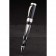MontBlanc Black And Silver Design Ballpoint Pen With MB Engraving