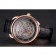 Swiss Hermes Arceau Skeleton Black Dial Brown Hands Rose Gold Case Black Leather Strap