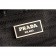 Prada Saffiano Crocodile Leather Black Bag