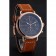 Hamilton Navy Pioneer Chrono Black Dial Rose Gold Case Brown Leather Strap