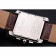 Cartier Tank MC Brown Dial Stainless Steel Case Brown Leather Bracelet  622692