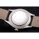 Swiss Rolex Cellini Black Dial Roman Numerals Stainless Steel Case Black Leather Strap