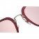Miu Miu Square Cut Off Red Frame Sunglasses 308439